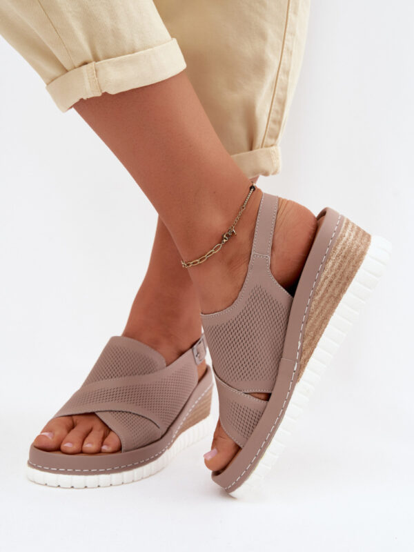 Sandały Model Artiker 58C3146 Dark Beige - Step in style