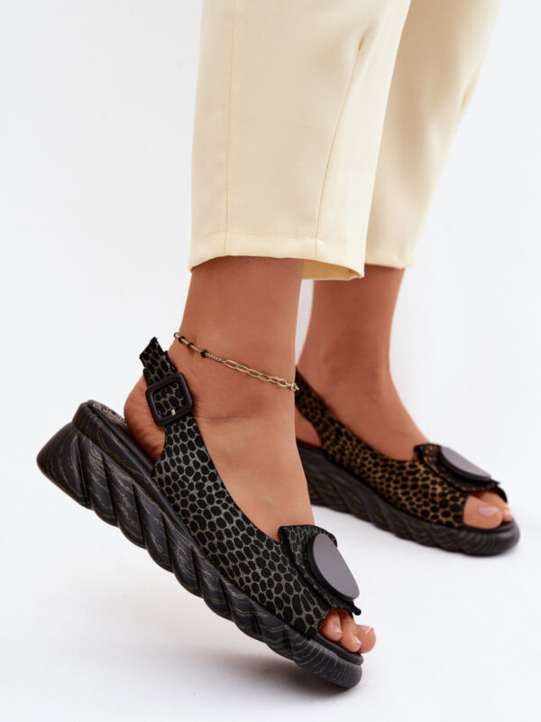 Sandały Model Artiker 58C0296 Black/Gold - Step in style