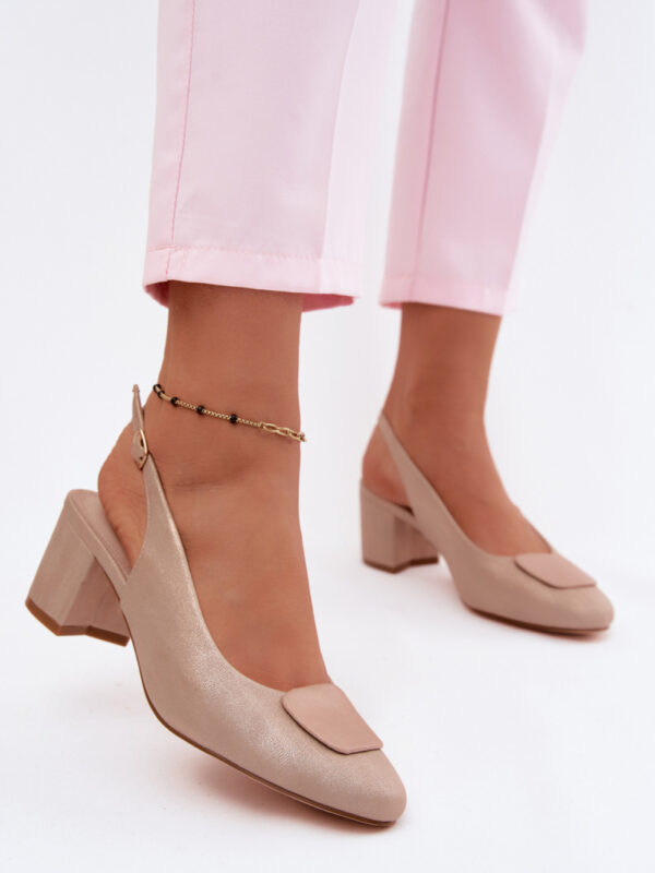 Sandały Model Maden 26SD98-9827 Pink Gold - Step in style