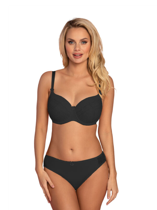 Biustonosz push up Biustonosz Usztywniany Model VB-65 Black - Vena