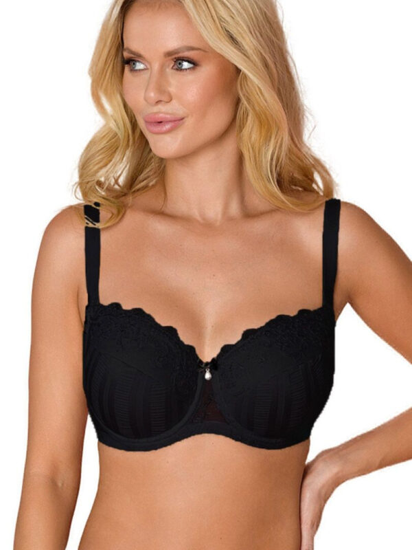 Biustonosz push up Biustonosz Usztywniany Model VB-452 Black - Vena