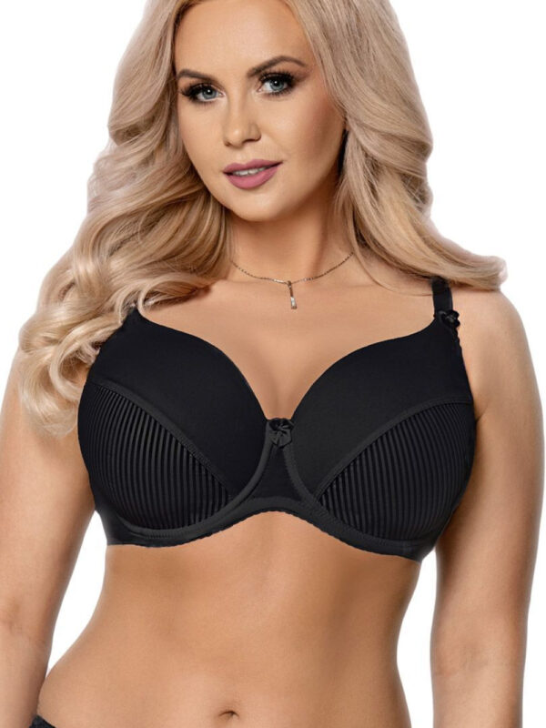 Biustonosz push up Biustonosz Usztywniany Model VB-11 Black - Vena