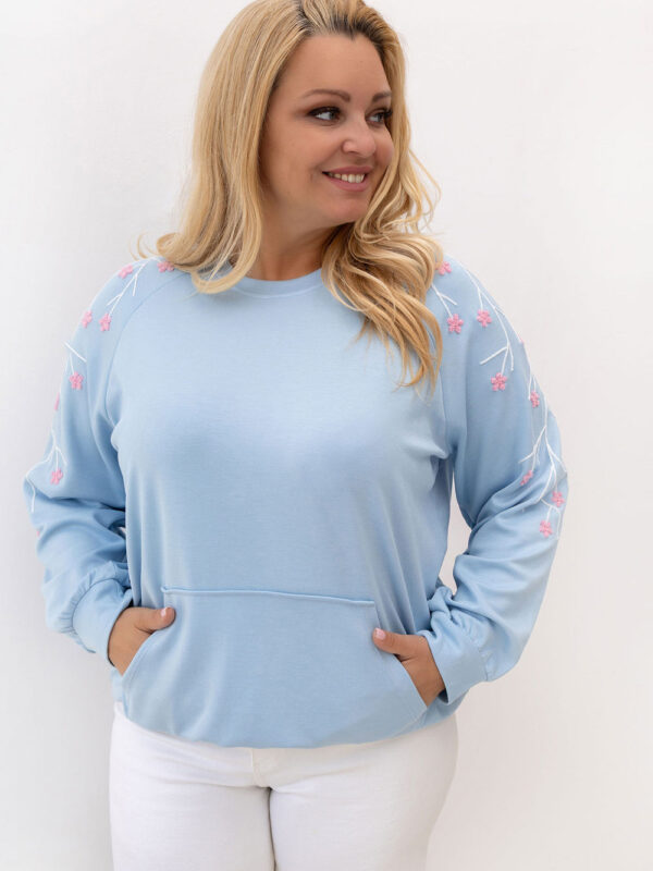 Bluza Damska Model RV-BL-A1210.98 Light Blue - Relevance