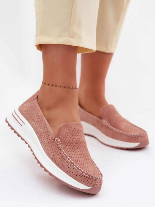 Mokasyny Model Pevina 26PB32-9793 Pink - Step in style