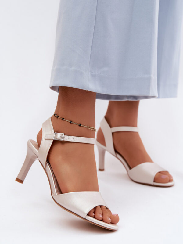 Sandały Model Sergio Leone SK347 Silver - Step in style