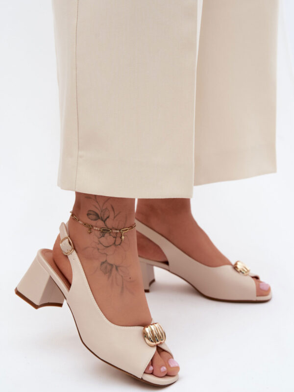 Sandały Model Sergio Leone SK159 Beige - Step in style