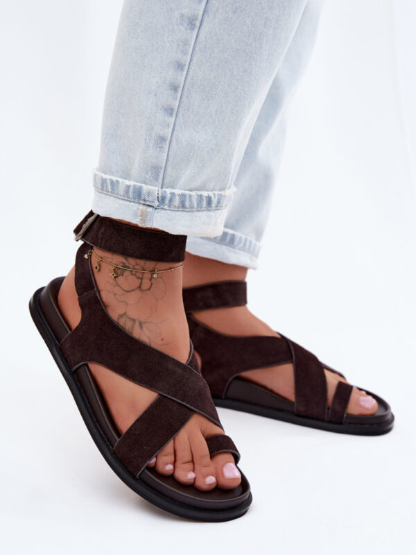 Sandały Model DA CR61-3049 Czekolada - Step in style