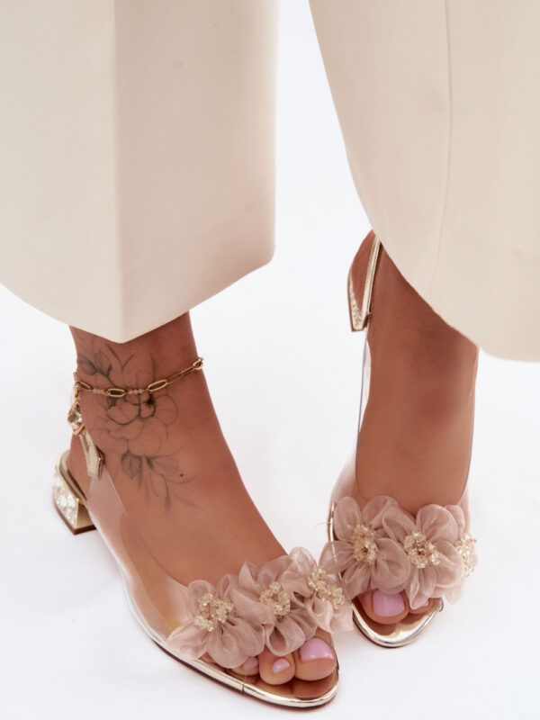 Sandały Model DA MR61-9006 Gold - Step in style