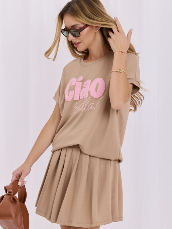 Spódnica Komplet Model RV-KMPL-A1236.30 Dark Beige - Relevance