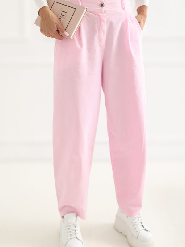 Spodnie Damskie Model IT-SP-FL8916-1.15 Light Pink - Rue Paris