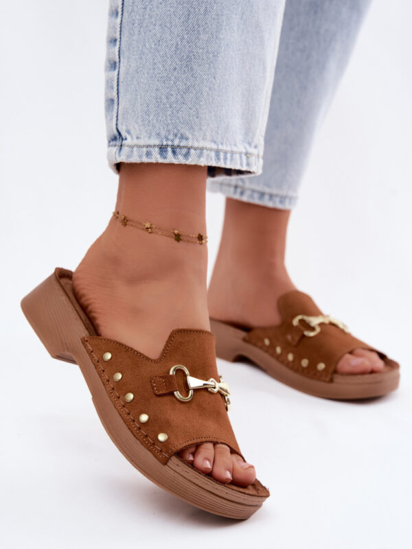 Sandał Klapki Model Inblu TF0002KU Camel - Step in style