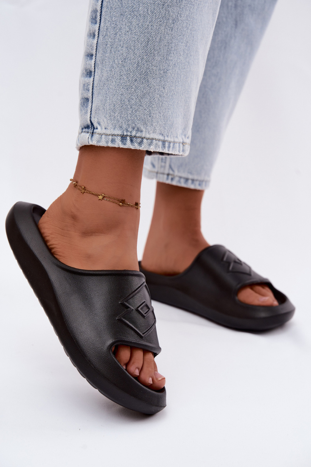 Sandał Klapki Model Lotto Slay 2400471U Black - Step in style