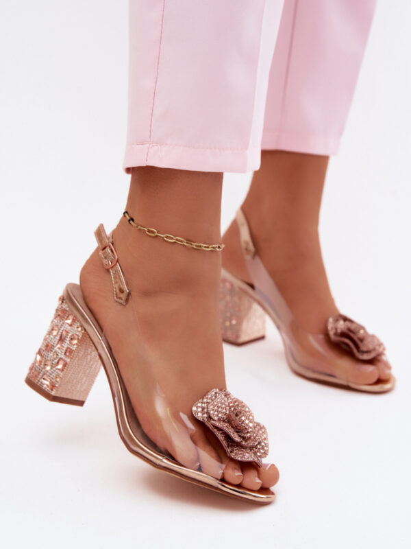 Sandały Model DA MR61-9013 Pink Gold - Step in style