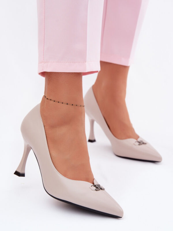 Szpilki Model Vinceza 62291 Light Grey - Step in style