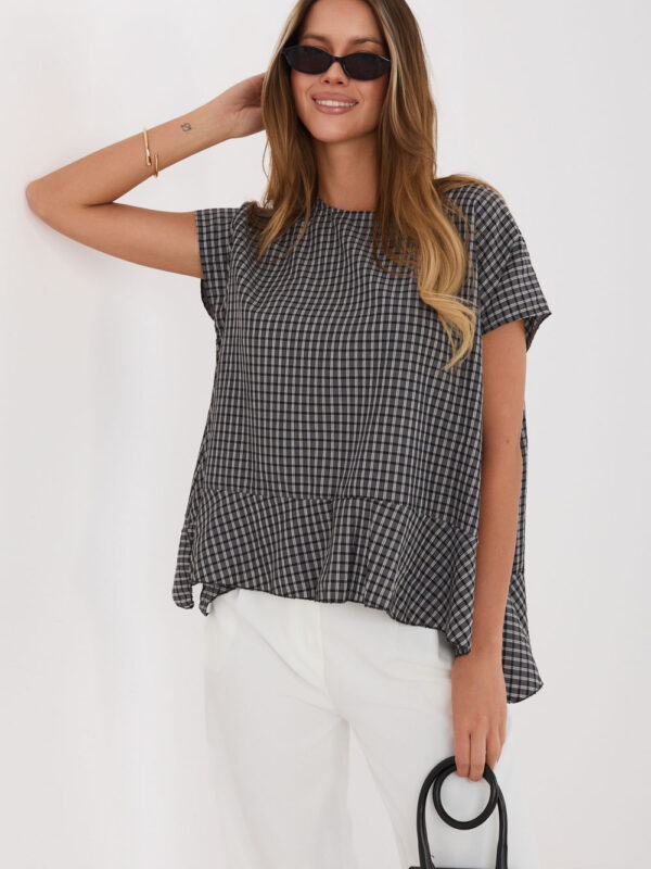 Bluzka Model IT-BZ-FL10332.80 Black - Italy Moda