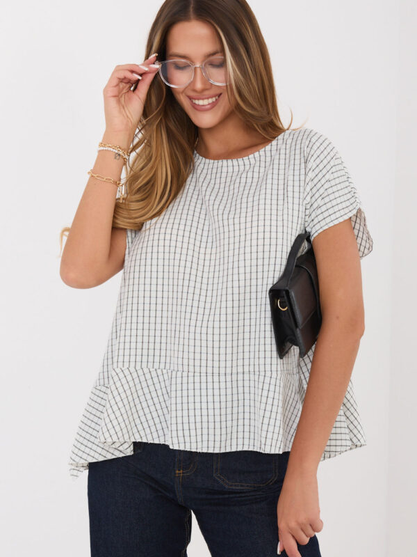 Bluzka Model IT-BZ-FL10332.80 Ecru - Italy Moda
