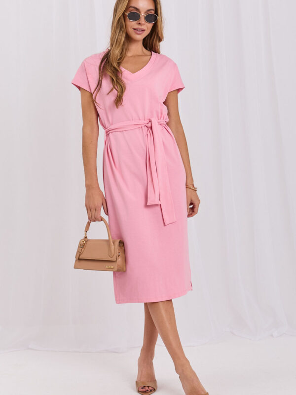 Sukienka Model RV-SK-A1447.78 Pink - Rue Paris