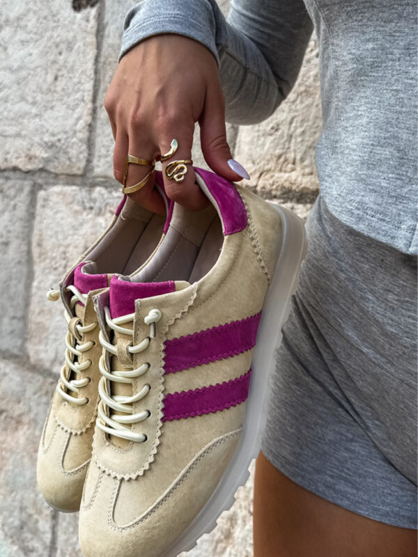 Buty Sportowe Model Cuddla GD-XW-1011 Yellow/Fuksja - Step in style