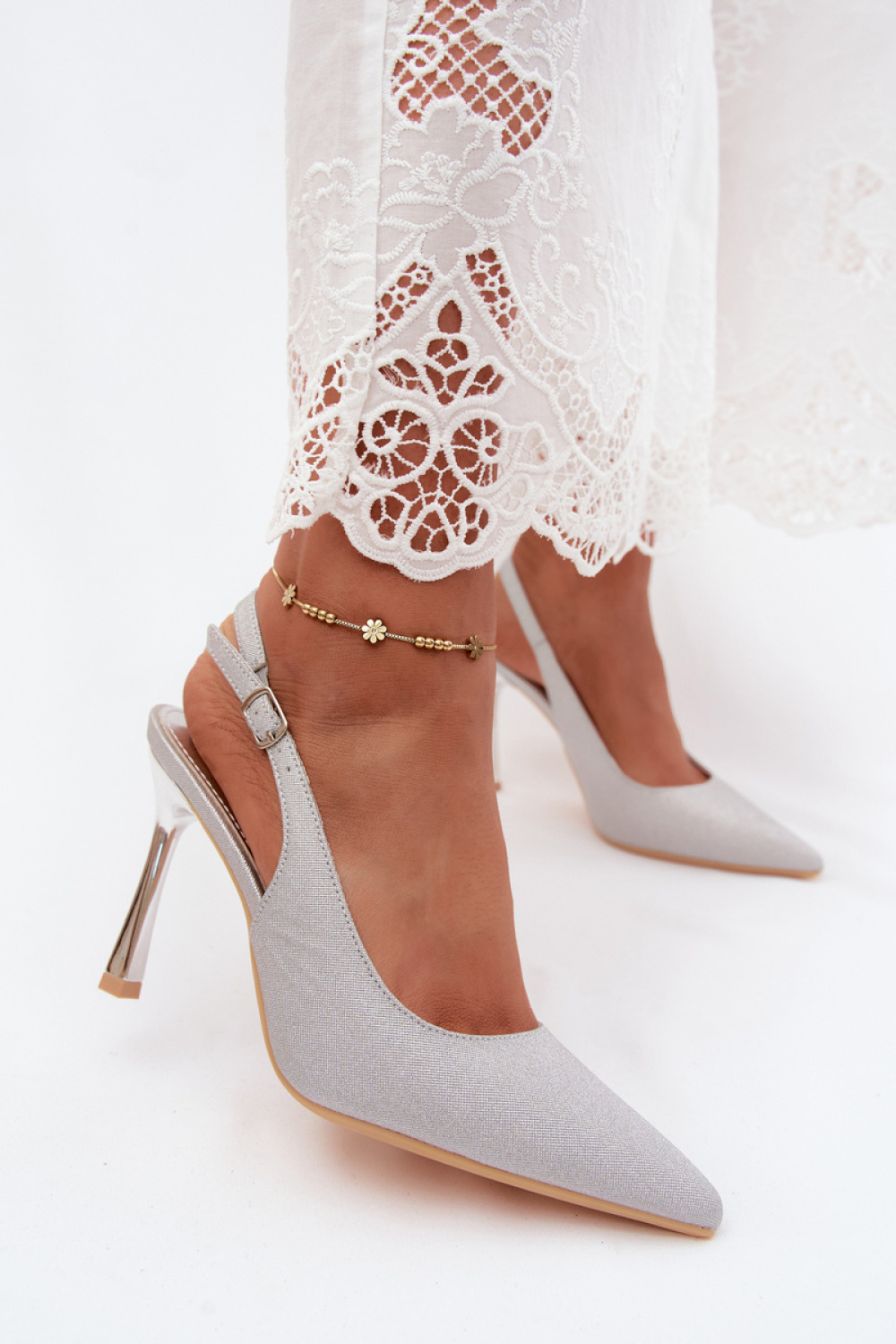 Szpilki Model Mercella LE169 Silver - Step in style