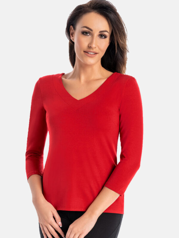 Bluzka Model Ivy 179241 Red - Teyli