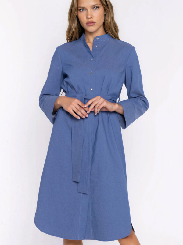 Sukienka Jeansowa sukienka S295 Blue Denim - Nife