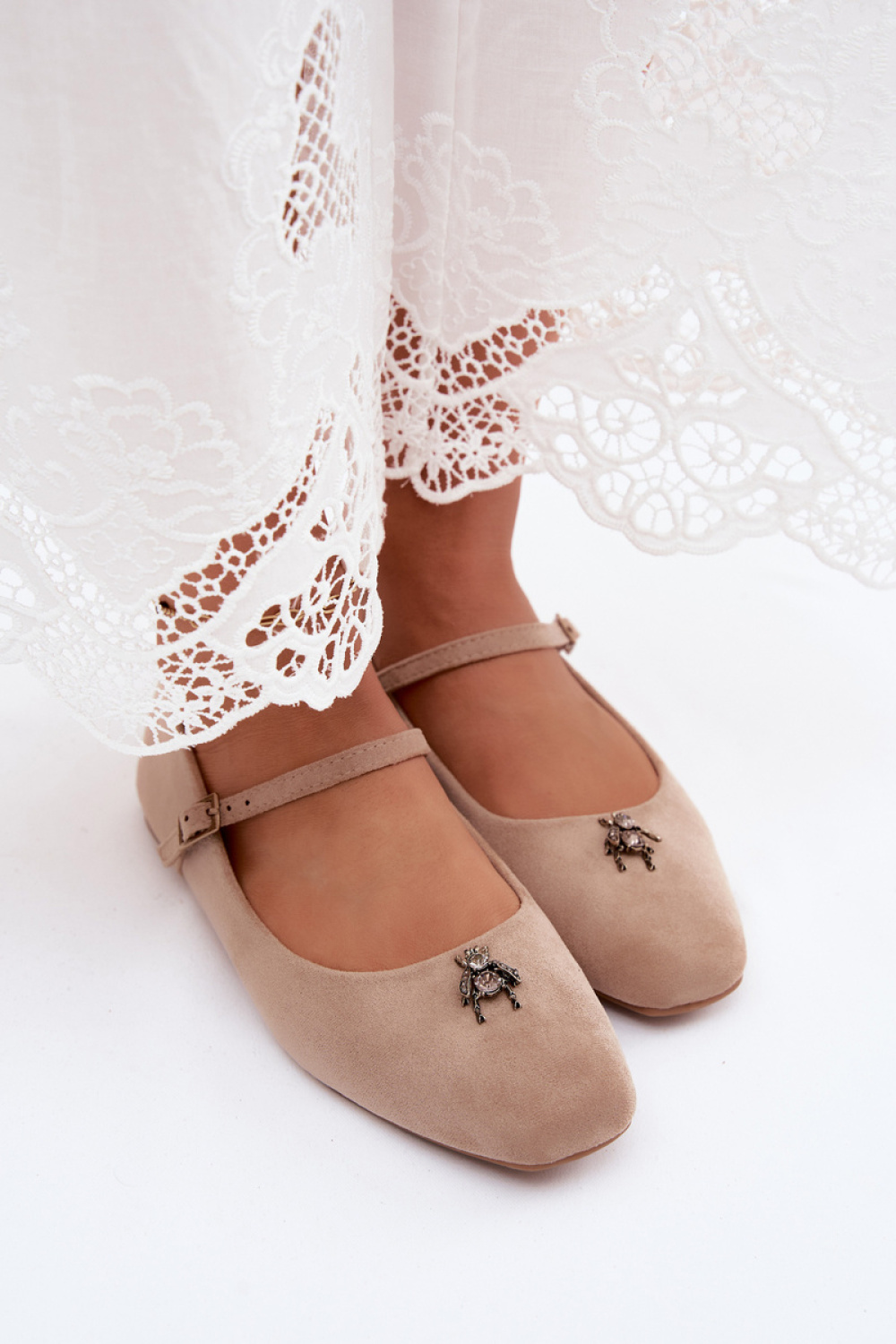 Baleriny Model Pinea 6672 Beige - Step in style