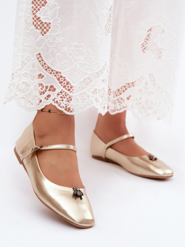 Baleriny Model Pinea 6672 Gold - Step in style
