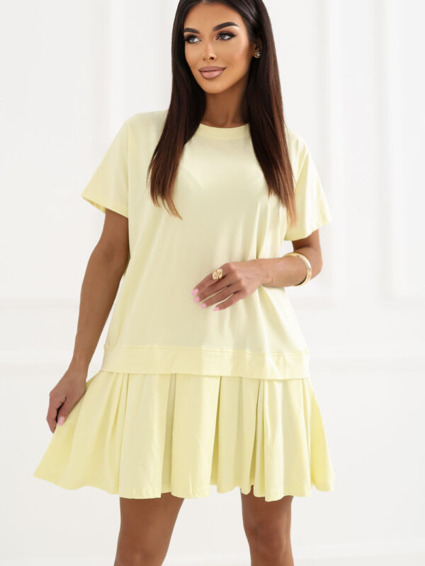 Sukienka Model RV-SK-A1229.10P Light Yellow - Rue Paris