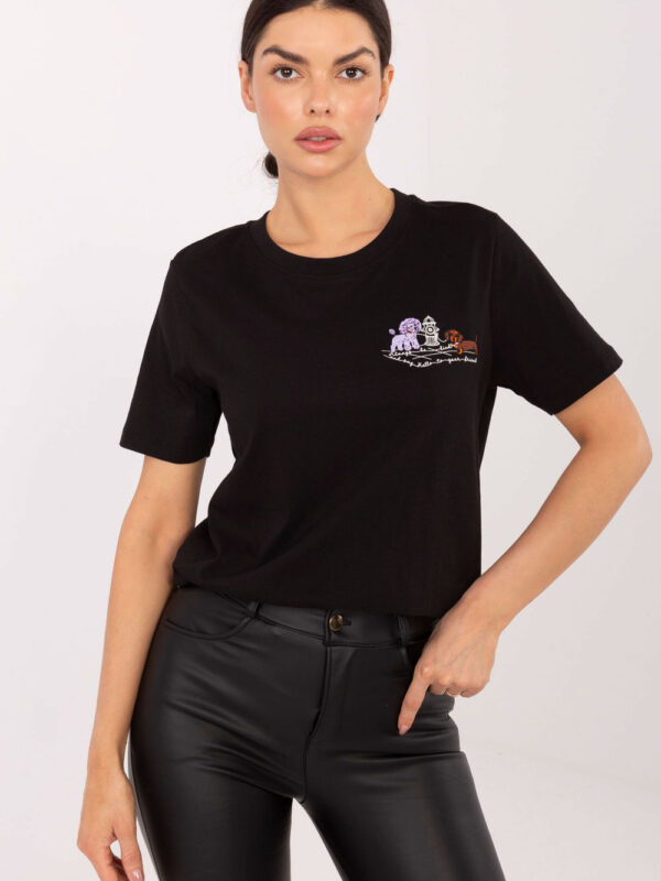Tshirt Damski Model D12022M02844A Black - Factory Price