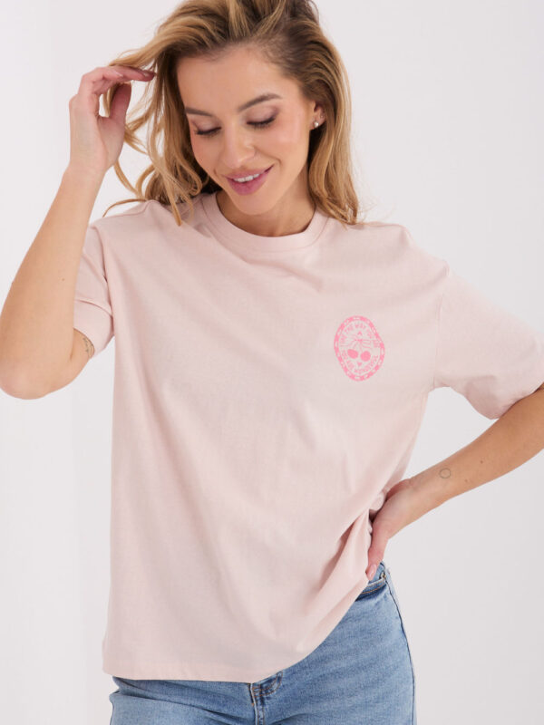 Tshirt damski Model D12022M02842A Light Pink - Factory Price