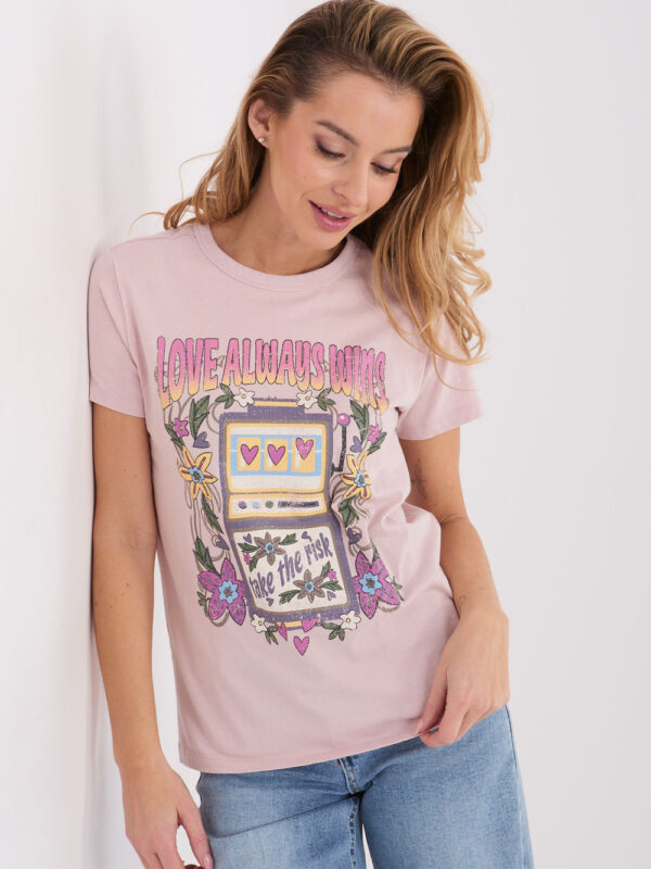 Tshirt Damski Model D12048M02556K Light Pink - Factory Price