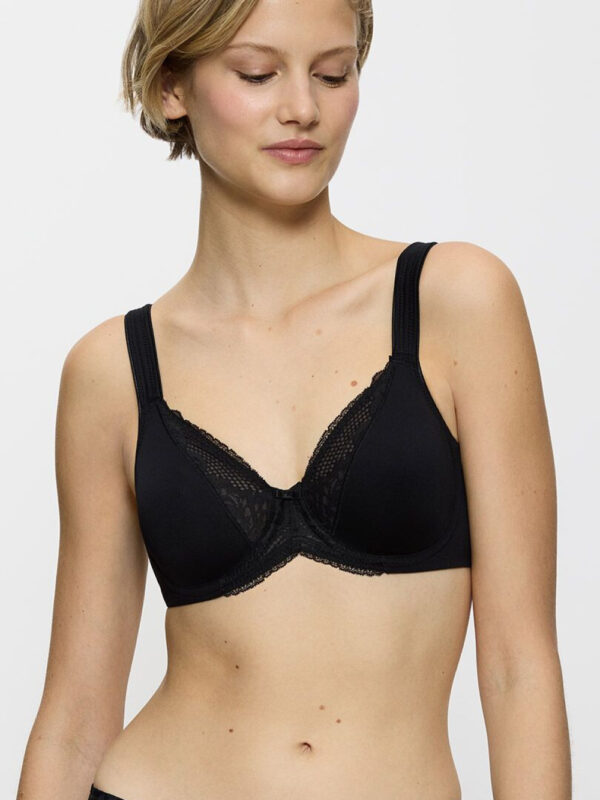 Biustonosz Soft Model Modern Lace+Cotton 10207538-0004 212716 Black - Triumph