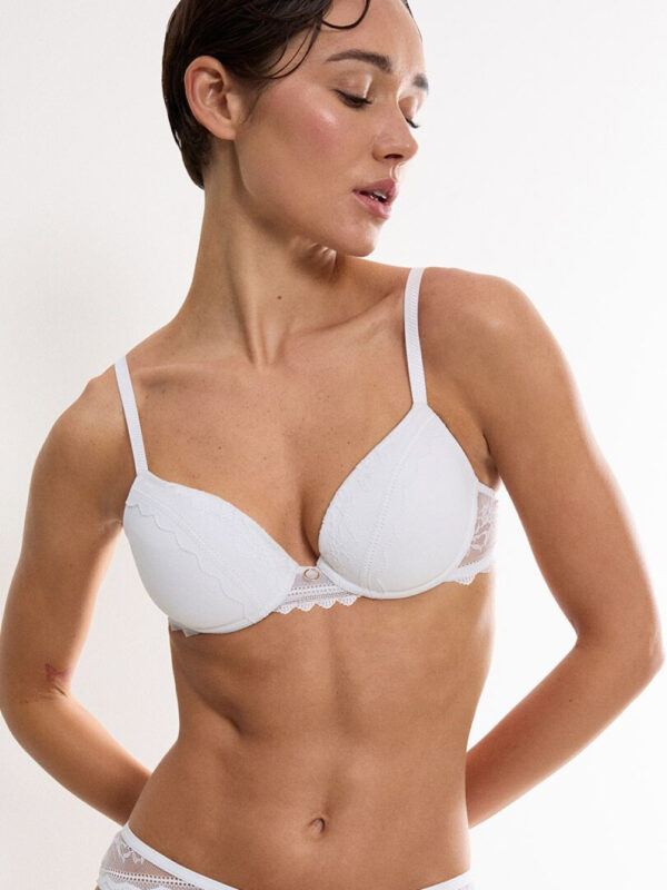 Biustonosz push up Biustonosz Usztywniany Model Comfort Allure WHP 10226435-0003 227605 White - Triumph