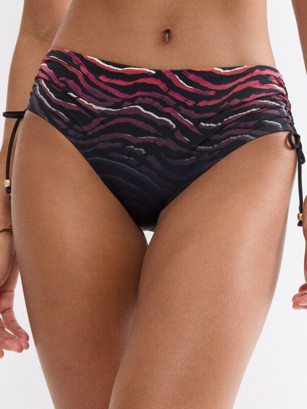 Kostium dwuczęściowy Figi Kąpielowe Model Summer Wild 10227253-M004 232525 Black/Pink - Triumph