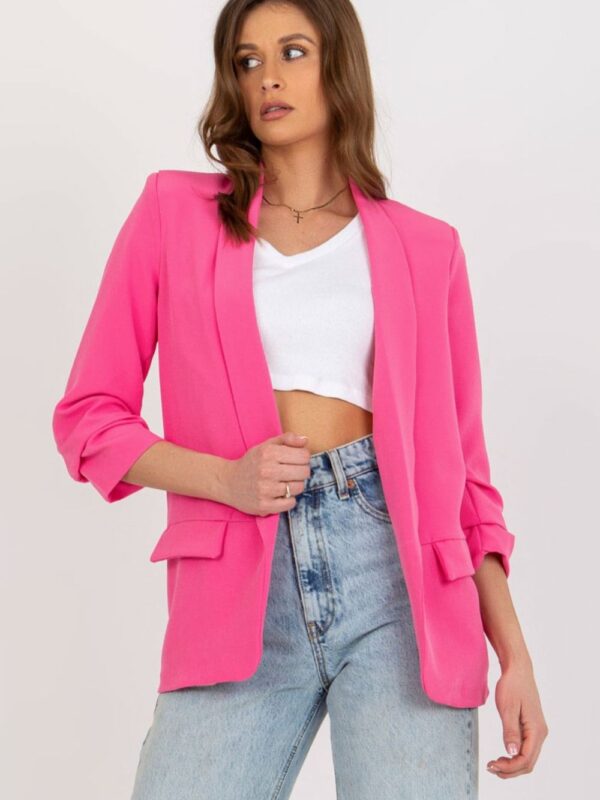 Żakiet Model DHJ-MA-7684.15P Dark Pink - Italy Moda