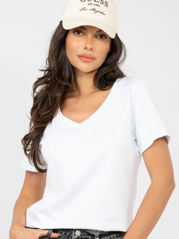 Tshirt Damski Model RV-TS-A1095.33 White - Rue Paris