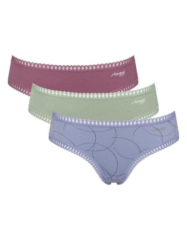Figi Komplet Model Go Crush Hipster 10219671-V008 3pack 211966 Multicolor - Sloggi