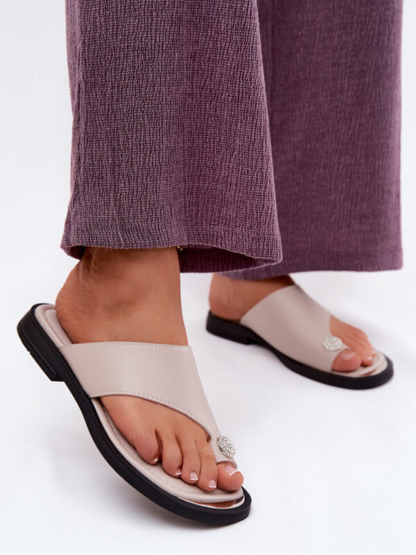 Sandał Japonki Model Vinceza 62307 Beige - Step in style