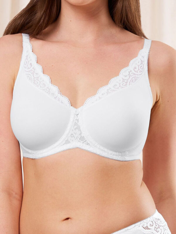 Biustonosz push up Biustonosz minimizer Model Amourette W01 10210670-0003 190281 White - Triumph