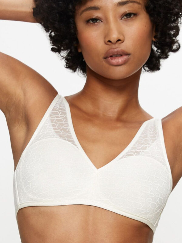 Biustonosz push up Biustonosz Usztywniany Model Signature Sheer P EX 10215909 183207 Cream - Triumph