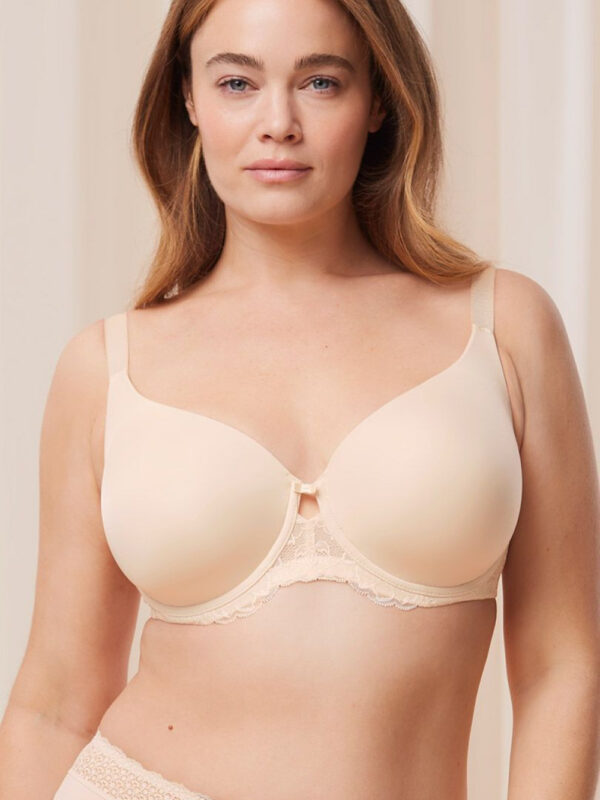 Biustonosz push up Biustonosz Usztywniany Model Amourette Charm WHP01 10198845 180158 Light Beige - Triumph