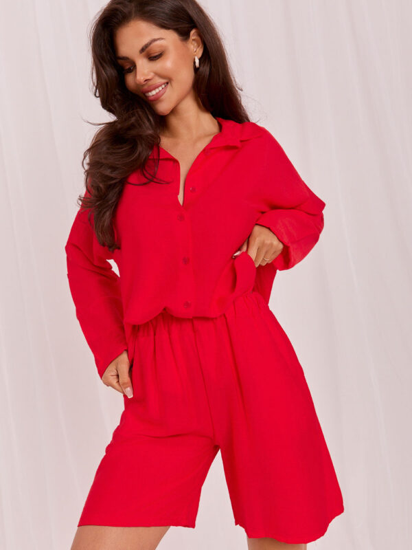 Spodnie Komplet Model IT-KMPL-10365.04 Red - Rue Paris