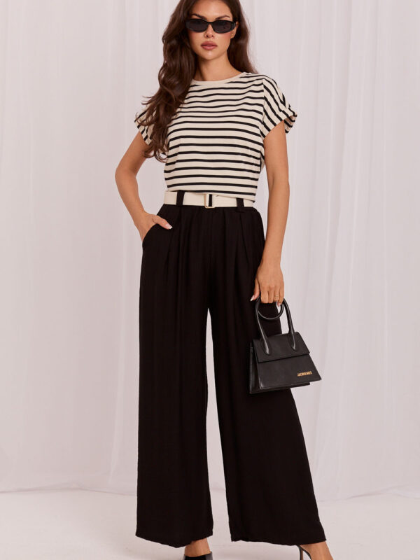 Spodnie Damskie Model IT-SP-10358.16 Black - Rue Paris