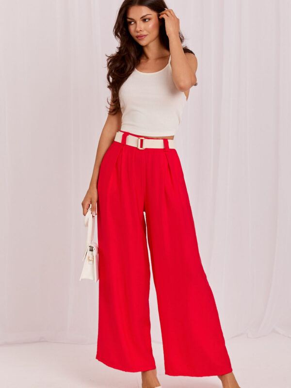 Spodnie Damskie Model IT-SP-10358.16 Red - Rue Paris