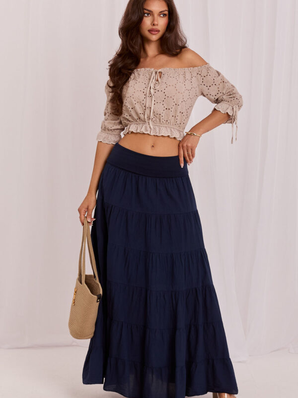 Spódnica Model IT-SD-FL9357MSL.52 Navy - Italy Moda