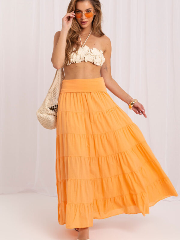 Spódnica Model IT-SD-FL9357MSL.56 Light Orange - Italy Moda