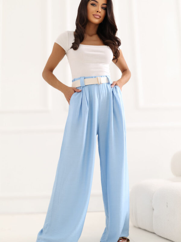 Spodnie Damskie Model IT-SP-10358.16 Light Blue - Rue Paris
