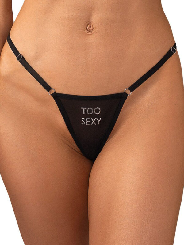Stringi Model Violami Sexy 224136 Black - Obsessive