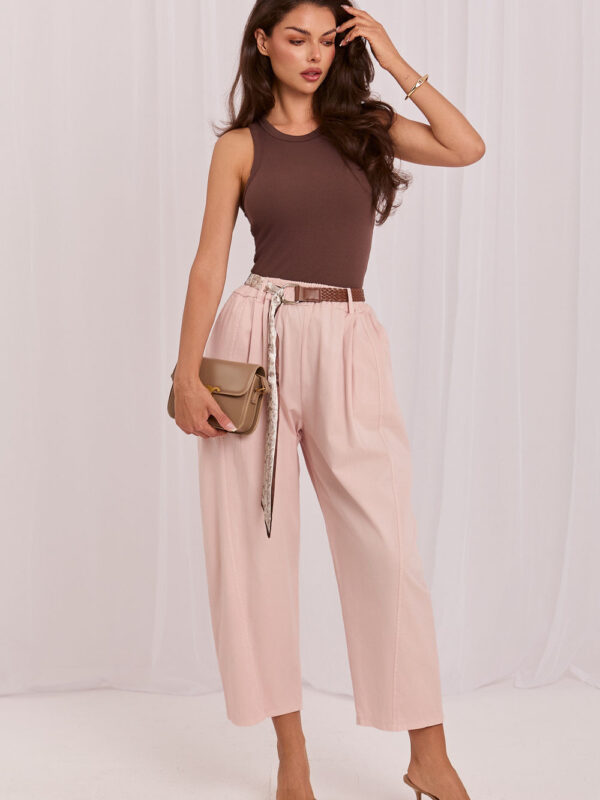 Spodnie Damskie Model IT-SP-FL9967SPL.75 Light Pink - Italy Moda
