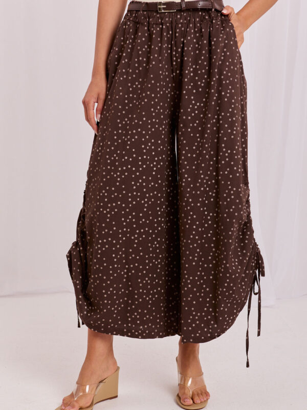 Spodnie Damskie Model MI-SP-631061.75 Dark Brown - Italy Moda